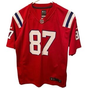 Nike NFL Red On-Field Jersey #87 Gronk size L (14/16)